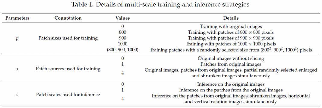 多尺度训练和预测策略详细说明